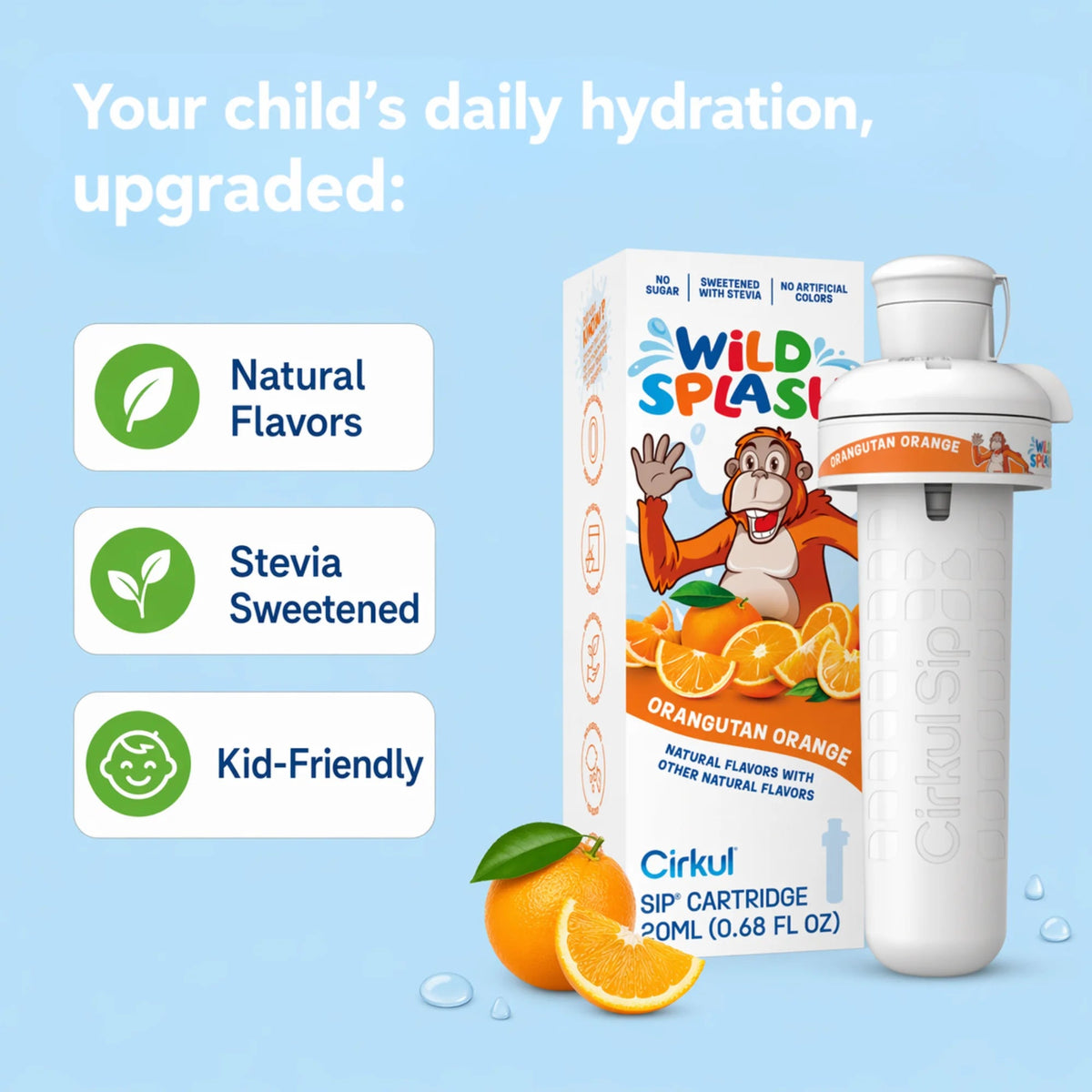 Cirkul Wild Splash Orangutan Orange