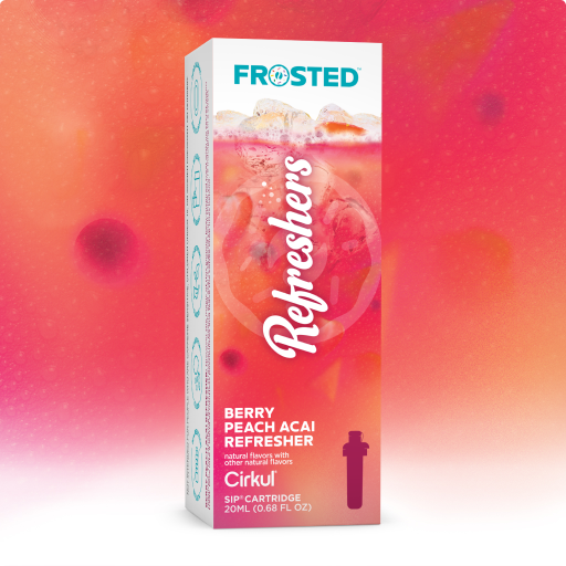 Cirkul Frosted Berry Peach Acai Refresher