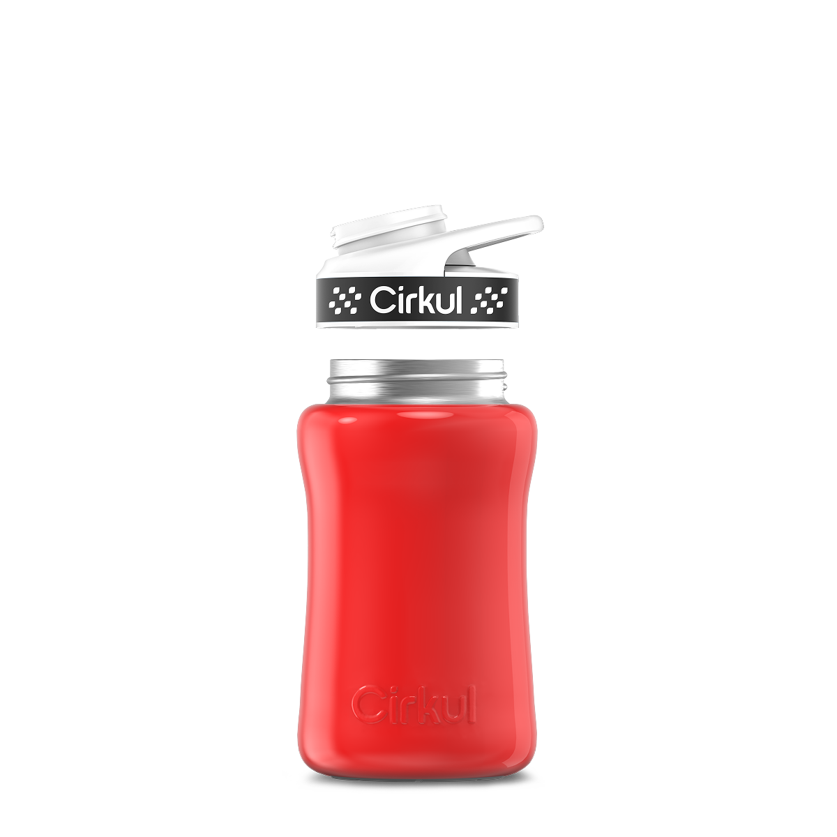 Cirkul 12oz. Stainless Steel Bottle &amp; Comfort Grip Lid