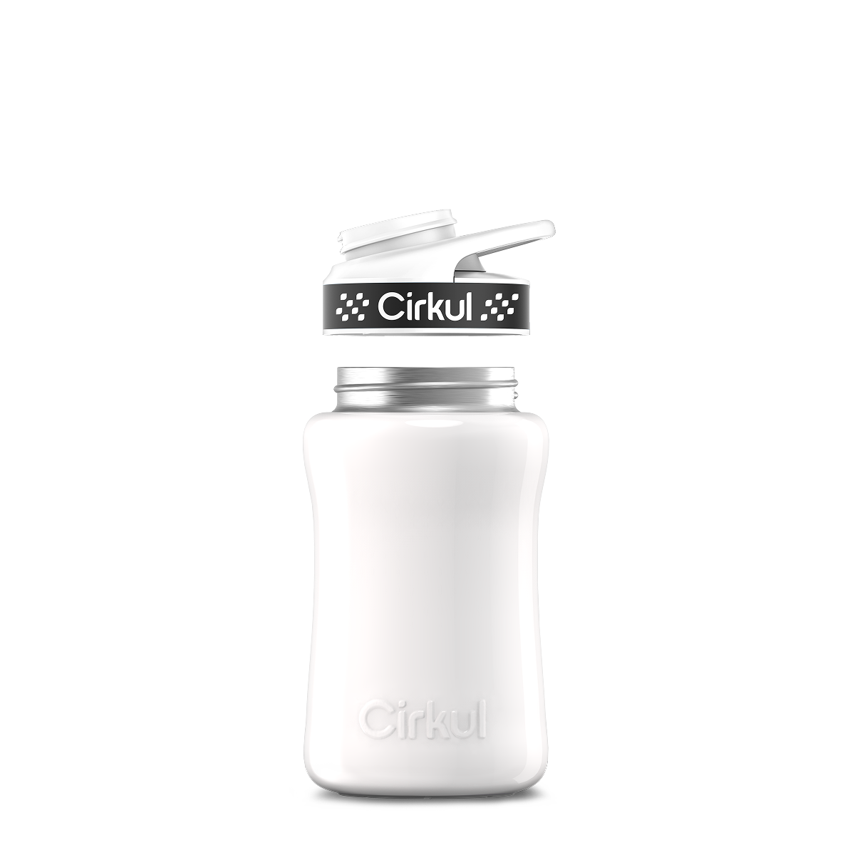 Cirkul 12oz. Stainless Steel Bottle &amp; Comfort Grip Lid