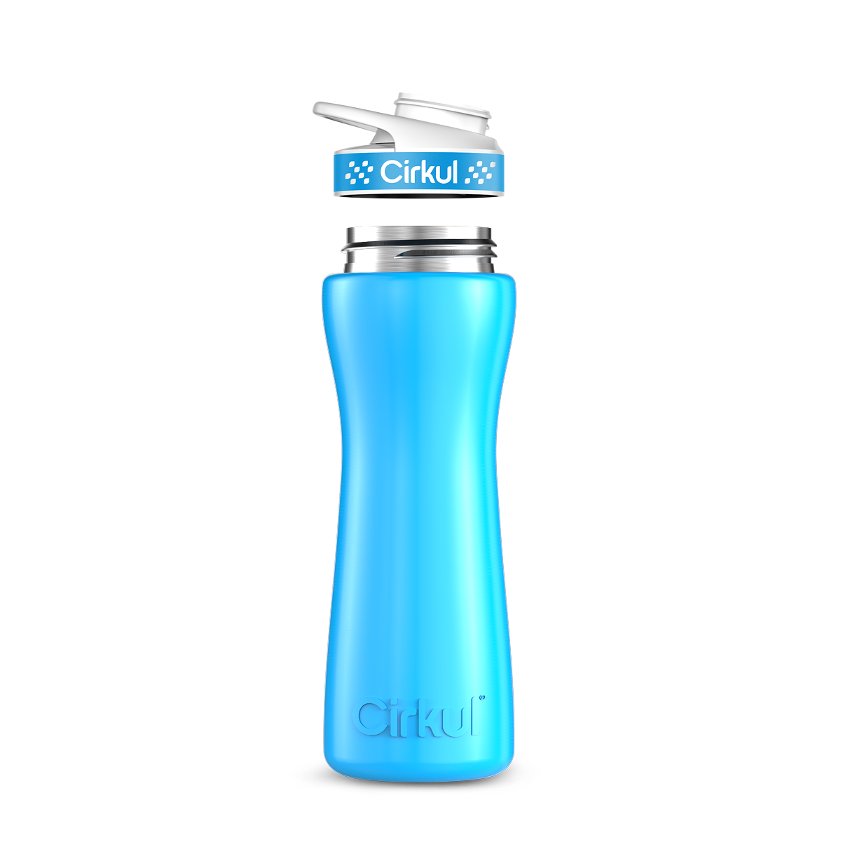Cirkul Custom 22oz. Stainless Steel Bottle &amp; Comfort Grip Lid