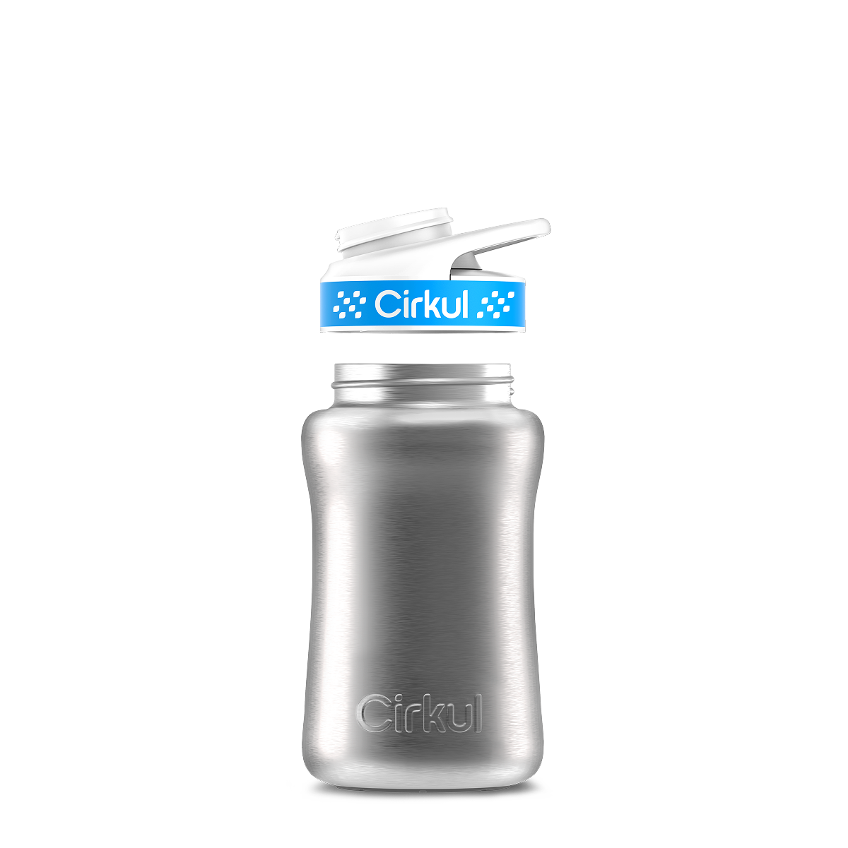Cirkul 12oz. Stainless Steel Bottle &amp; Comfort Grip Lid