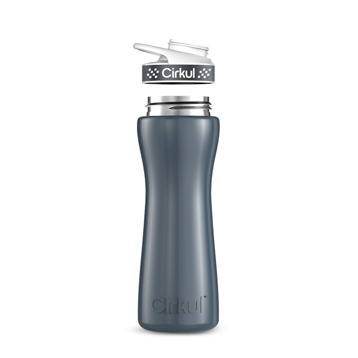 Cirkul Custom 22oz. Stainless Steel Bottle &amp; Comfort Grip Lid