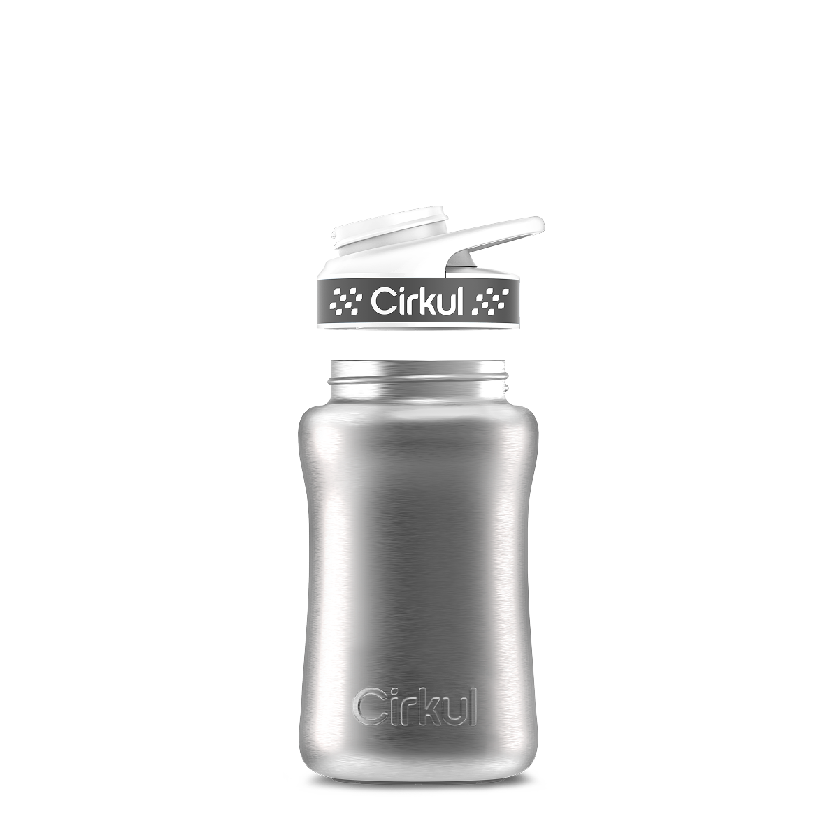 Cirkul 12oz. Stainless Steel Bottle &amp; Comfort Grip Lid