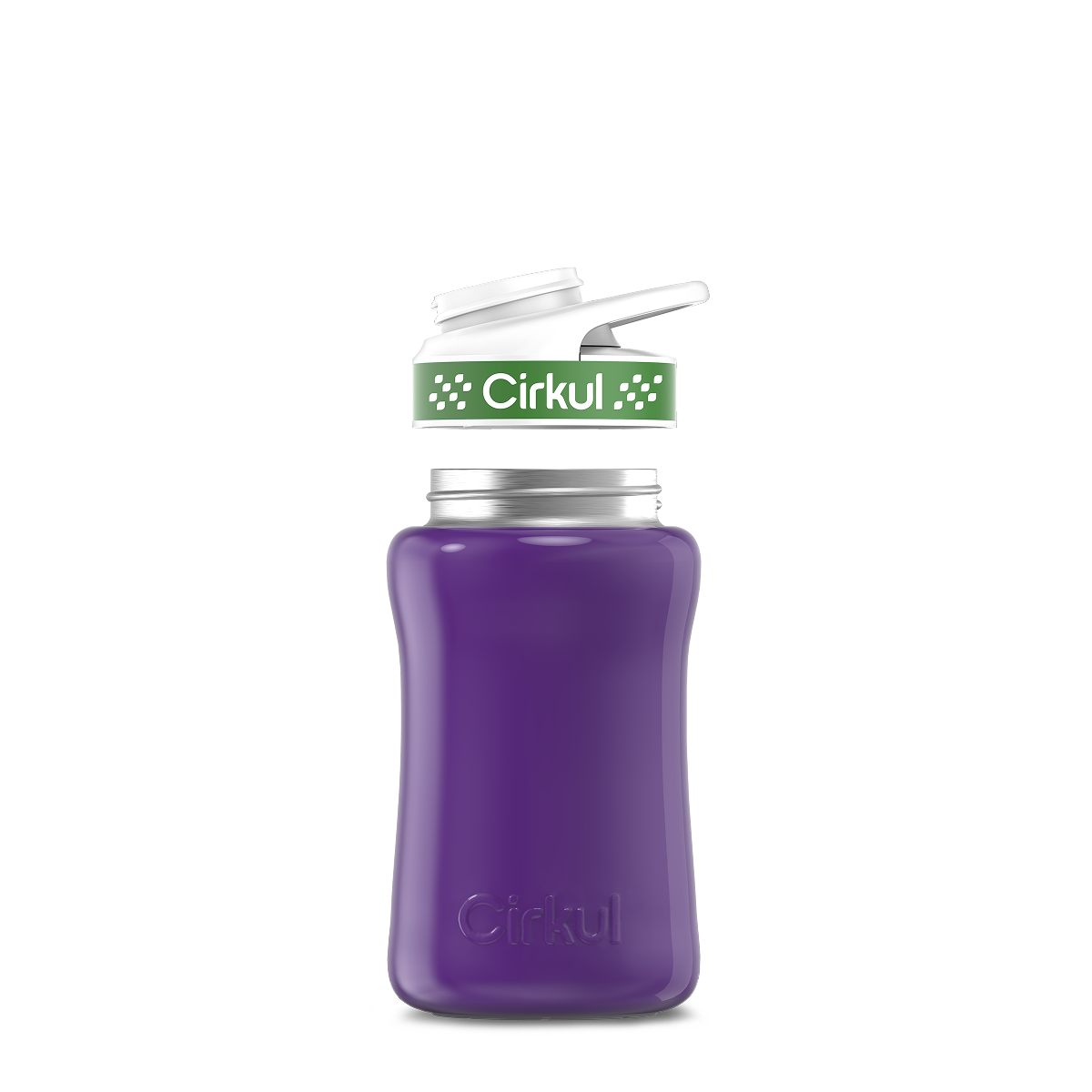 Cirkul 12oz. Stainless Steel Bottle &amp; Comfort Grip Lid