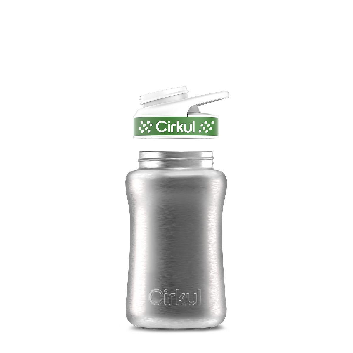 Cirkul 12oz. Stainless Steel Bottle &amp; Comfort Grip Lid