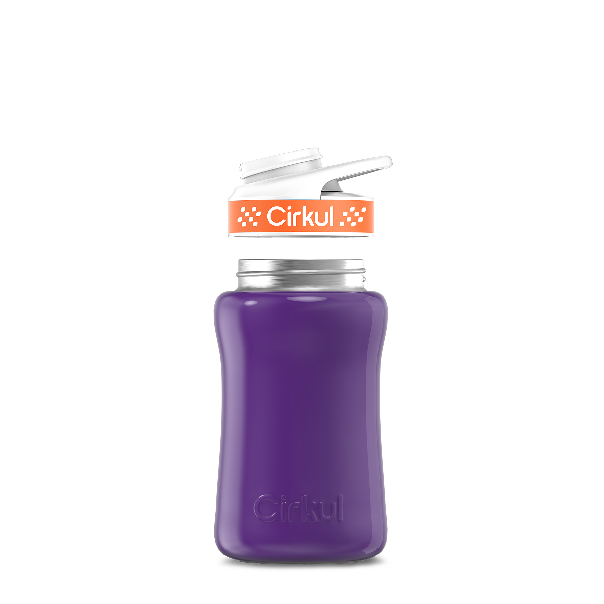 Cirkul 12oz. Stainless Steel Bottle &amp; Comfort Grip Lid