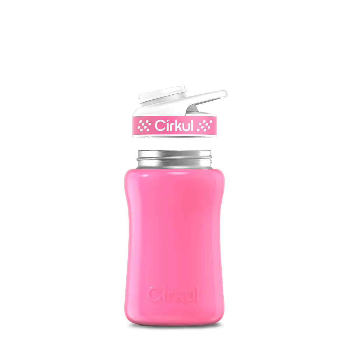 Cirkul 12oz. Stainless Steel Bottle &amp; Comfort Grip Lid