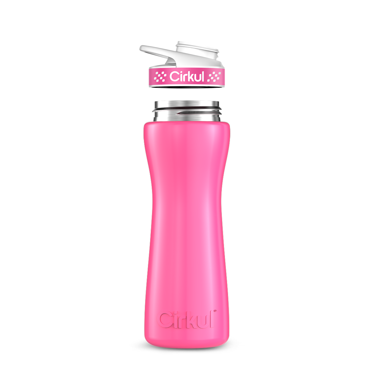 Cirkul Custom 22oz. Stainless Steel Bottle &amp; Comfort Grip Lid