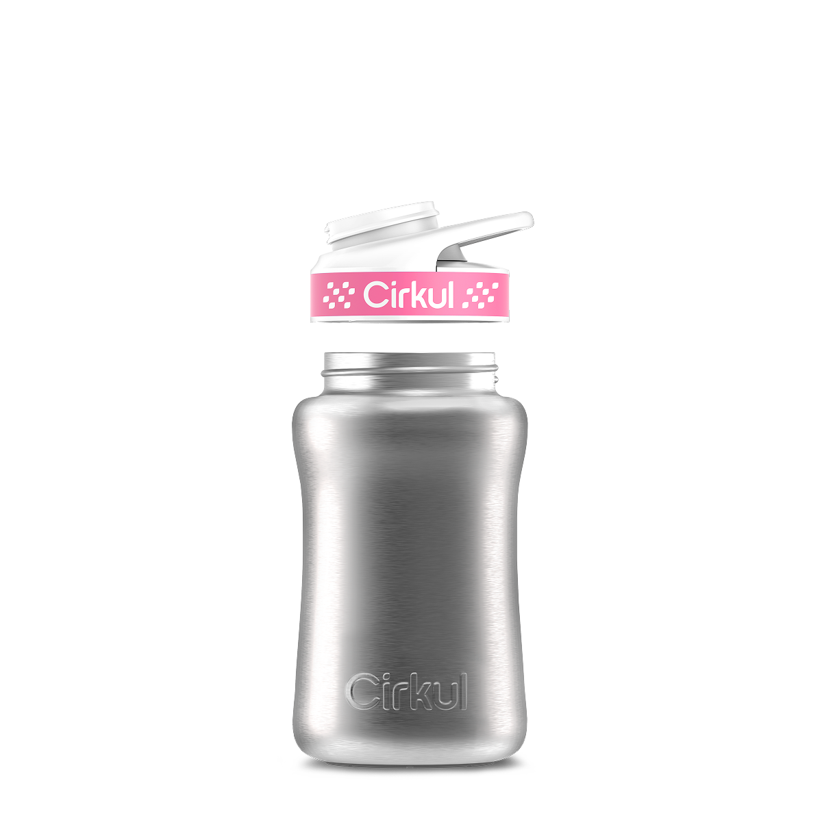Cirkul 12oz. Stainless Steel Bottle &amp; Comfort Grip Lid