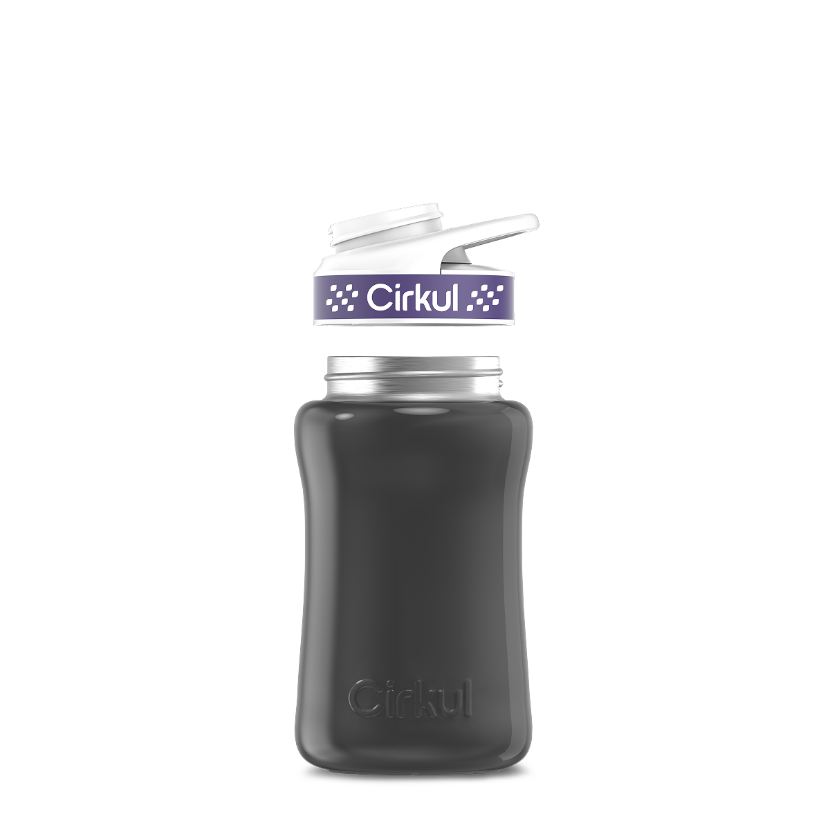 Cirkul 12oz. Stainless Steel Bottle &amp; Comfort Grip Lid