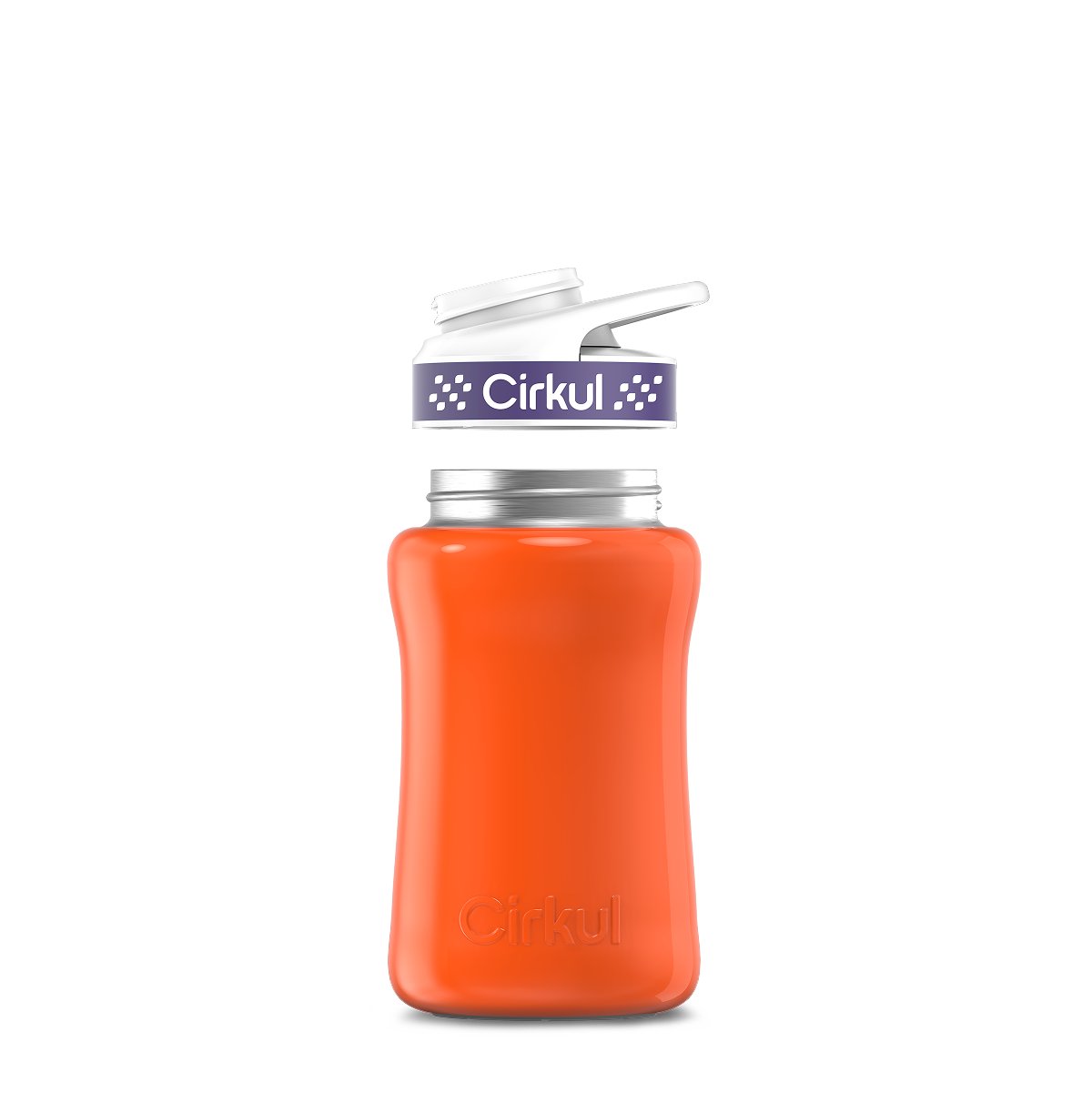 Cirkul 12oz. Stainless Steel Bottle &amp; Comfort Grip Lid
