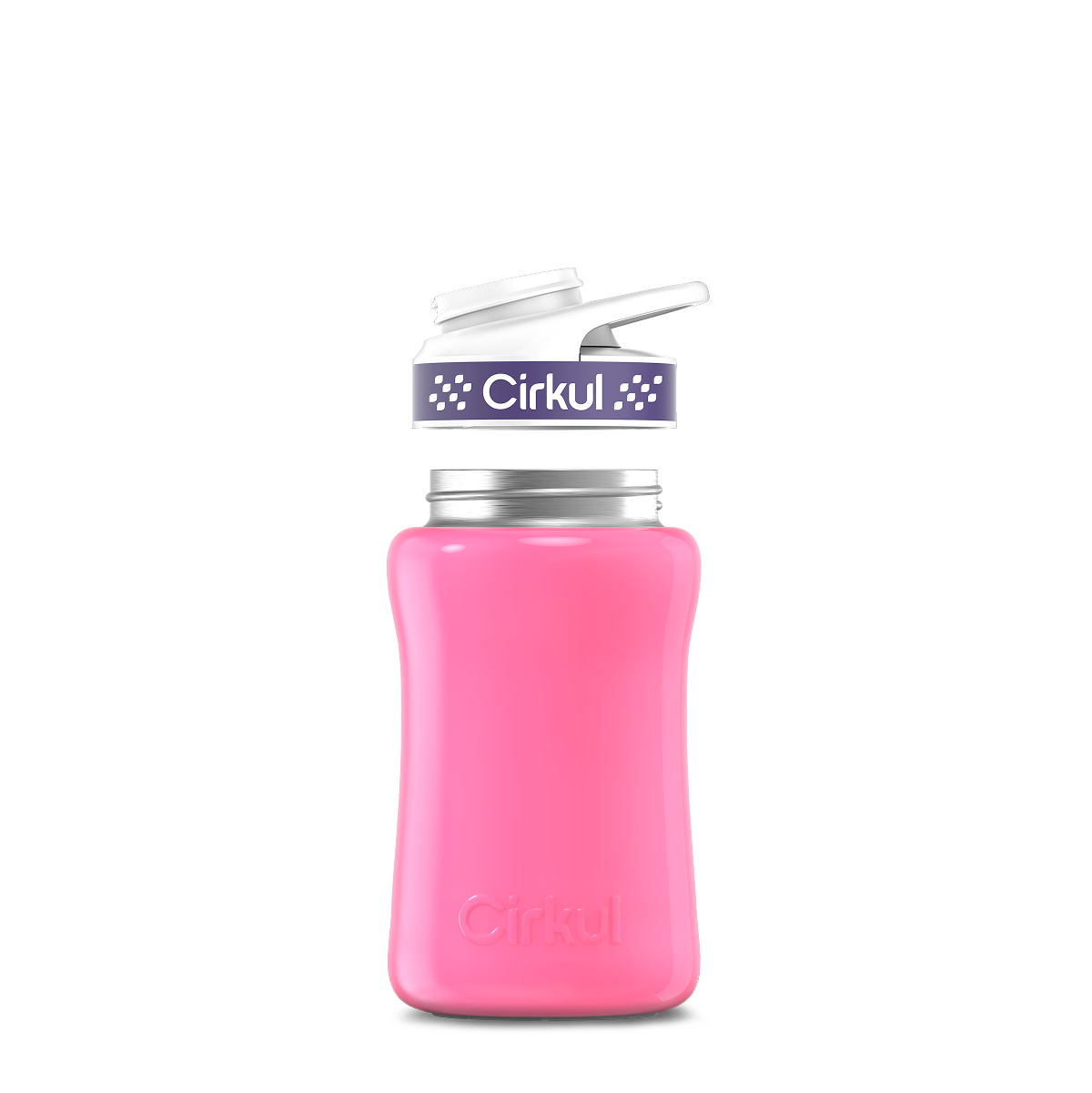 Cirkul 12oz. Stainless Steel Bottle &amp; Comfort Grip Lid