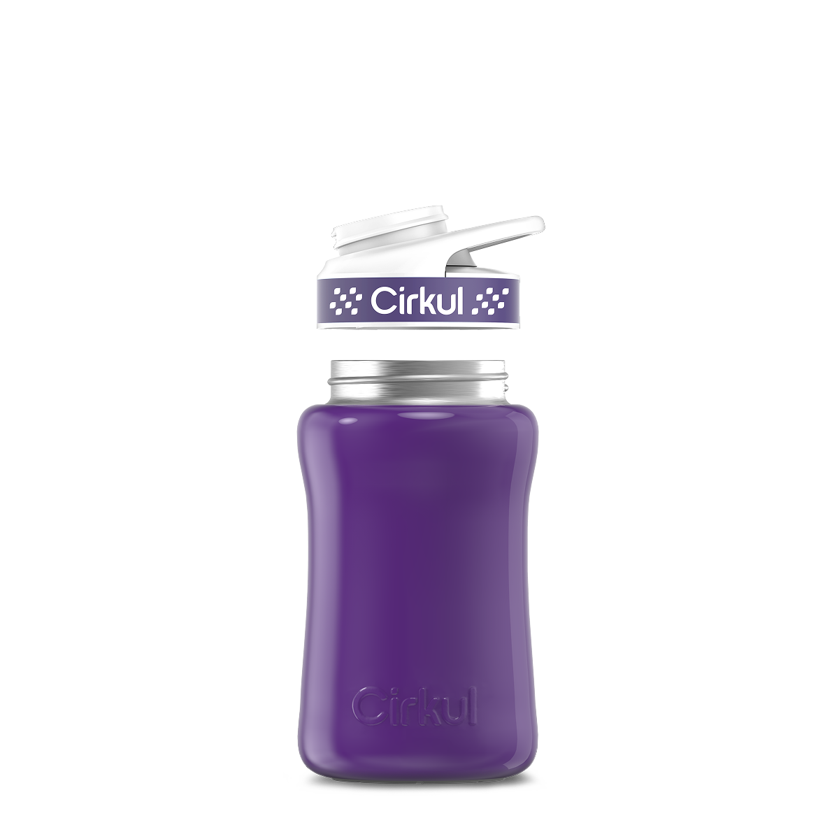 Cirkul 12oz. Stainless Steel Bottle &amp; Comfort Grip Lid