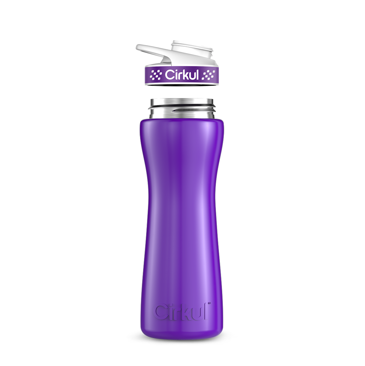 Cirkul Custom 22oz. Stainless Steel Bottle &amp; Comfort Grip Lid