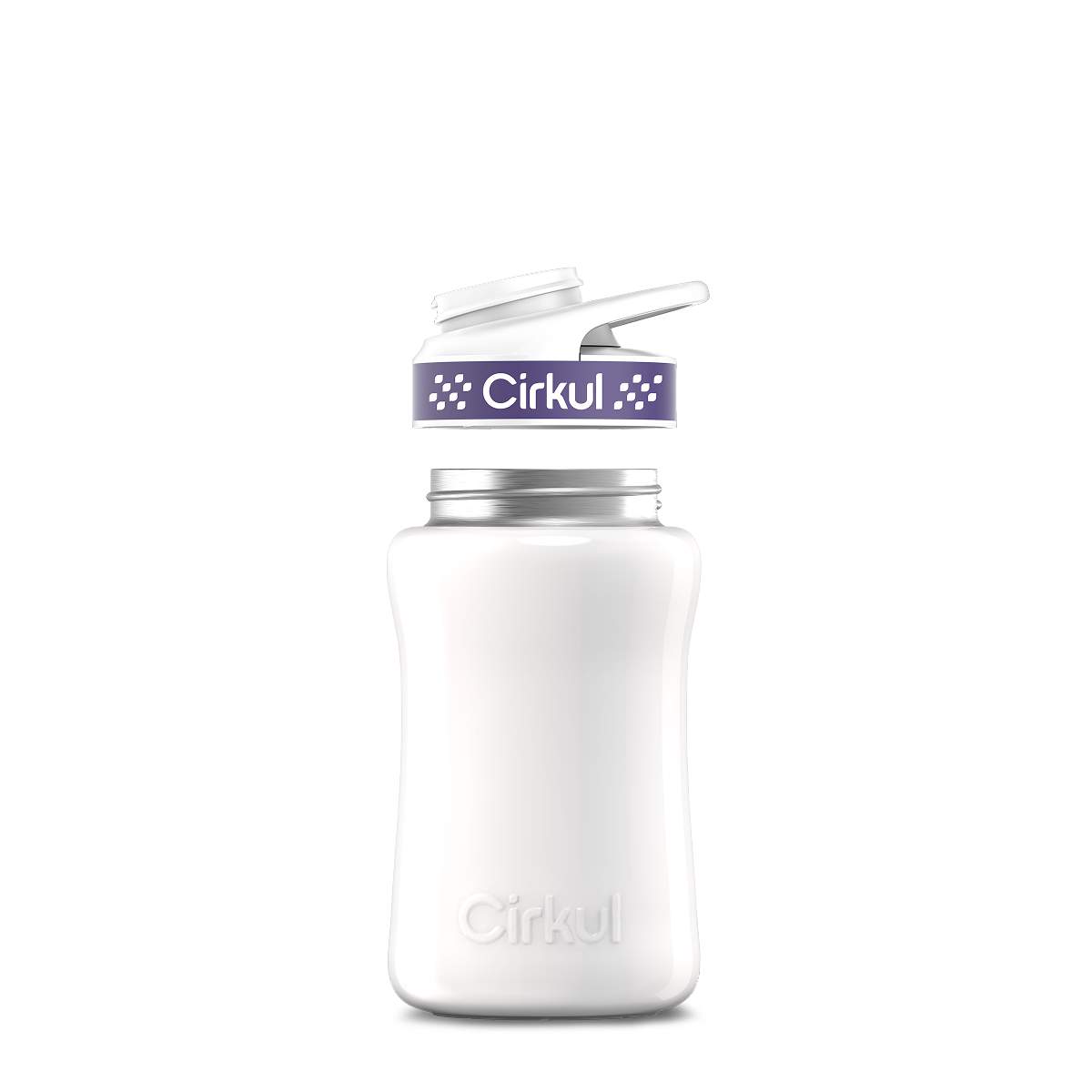 Cirkul 12oz. Stainless Steel Bottle &amp; Comfort Grip Lid