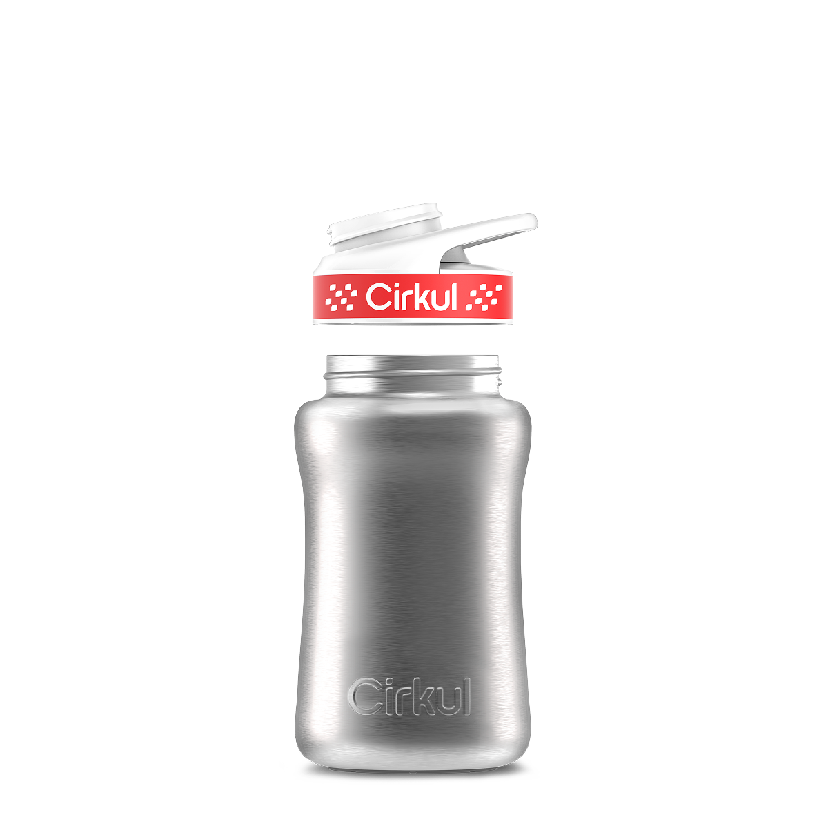 Cirkul 12oz. Stainless Steel Bottle &amp; Comfort Grip Lid