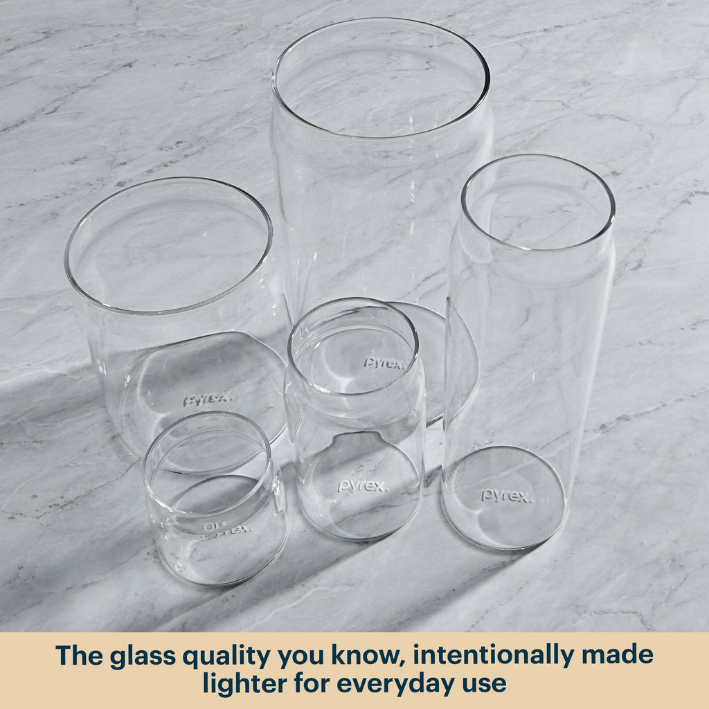 Pyrex Pyrex® 4-Piece Lightweight Glass Canister Set