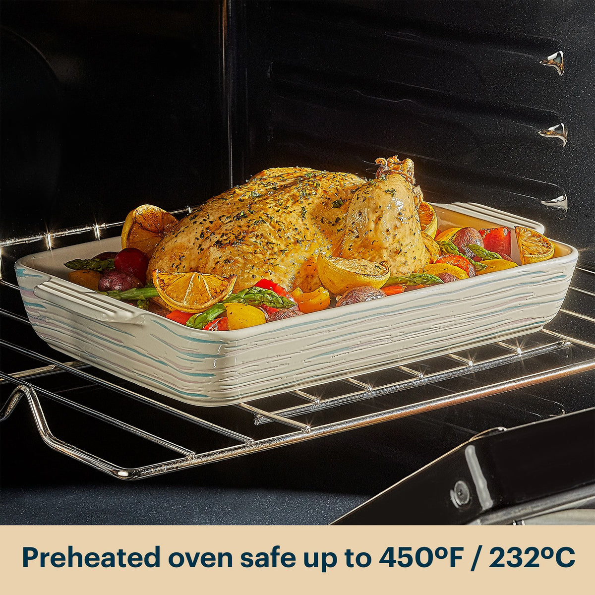 Pyrex Pyrex® 3QT 9" x 13" Rectangular Ceramic Baking Dish