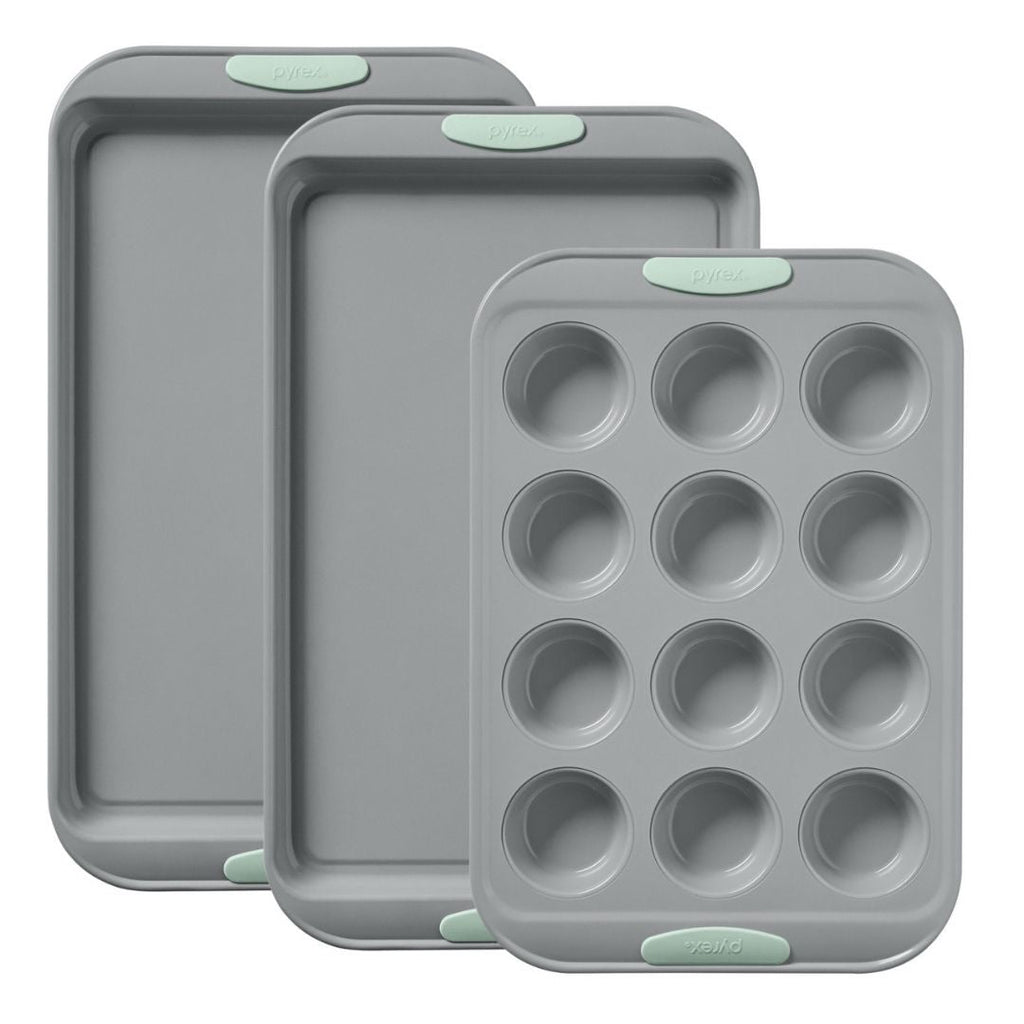 Pyrex Pyrex® Metal Bakeware 3-Piece Set in Sage