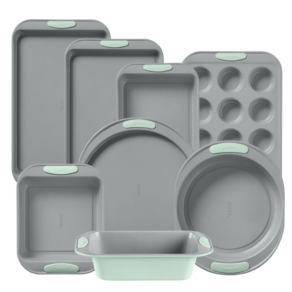 Pyrex Pyrex® Metal Bakeware 8-Piece Set in Sage