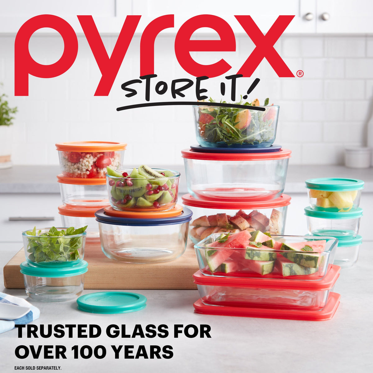 Pyrex Pyrex® Simply Store® 18-piece Glass Food Storage Container Set with Lids