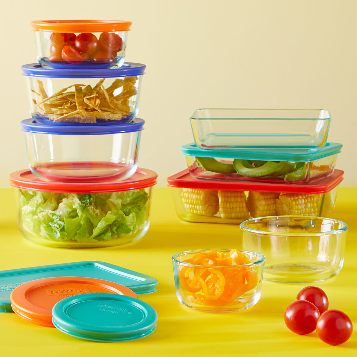 Pyrex Pyrex® Simply Store® 18-piece Glass Food Storage Container Set with Lids