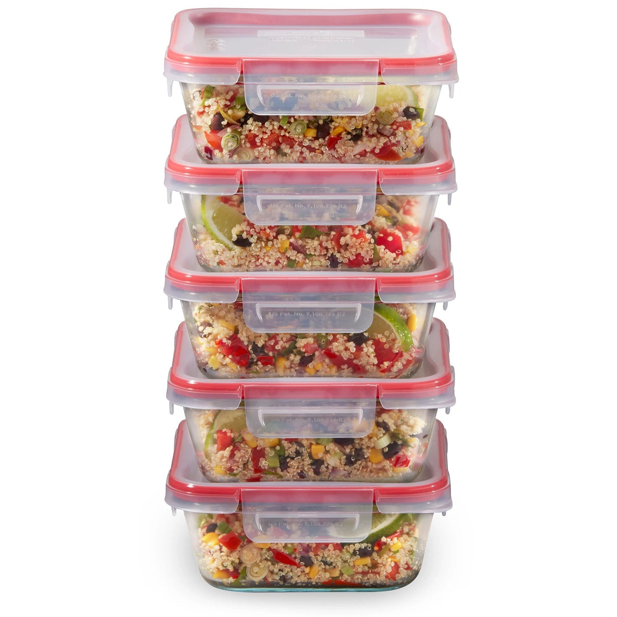 Pyrex Pyrex® Freshlock™ 10-piece Meal Prep Glass Storage Set