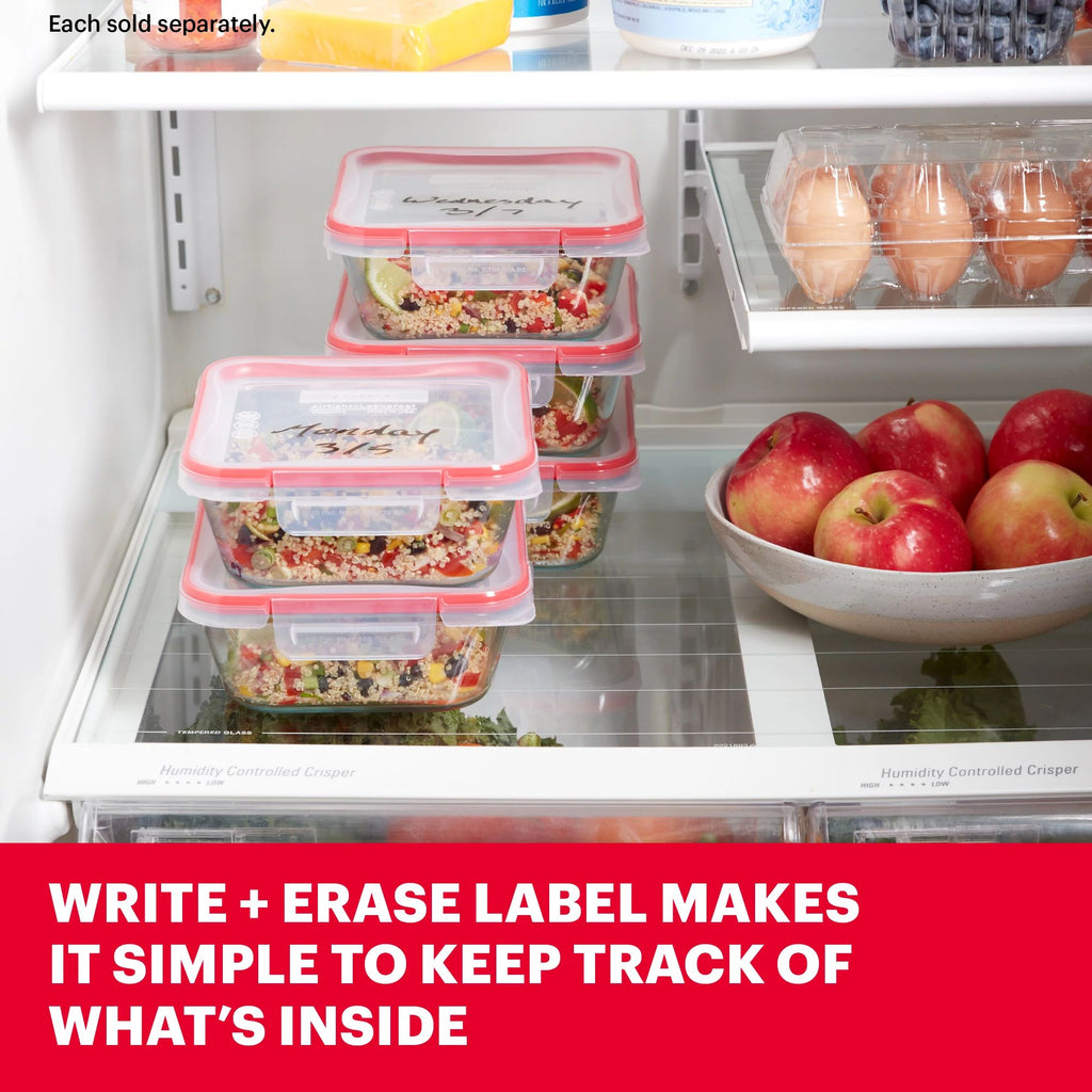 Pyrex Pyrex® Freshlock™ 4-cup Square Glass Storage