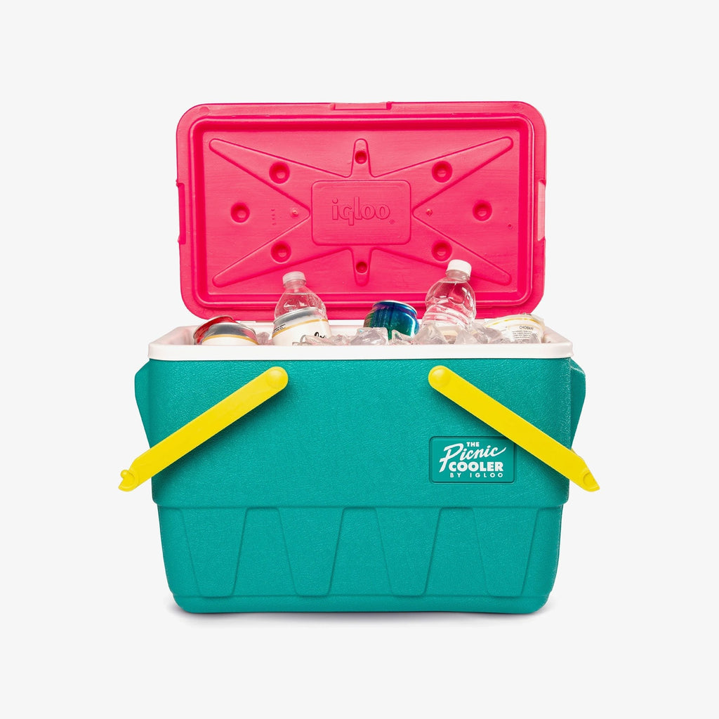 Igloo Retro Picnic Basket 25 Qt Cooler