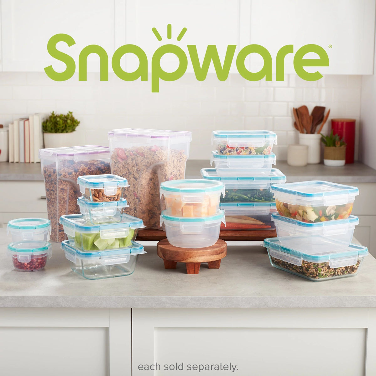 Pyrex Snapware® Airtight 22.8-cup Plastic Food Storage Container, 2-pack