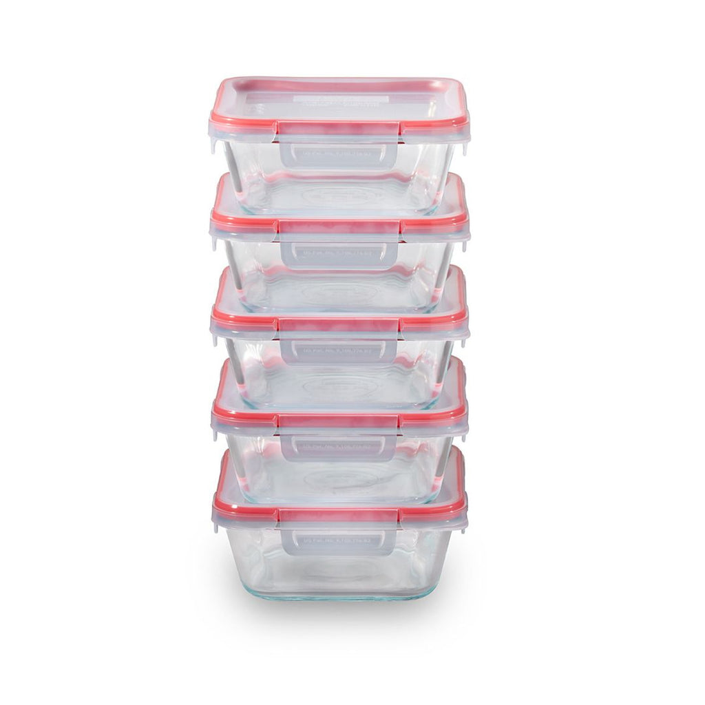 Pyrex Pyrex® Freshlock™ 10-piece Meal Prep Glass Storage Set