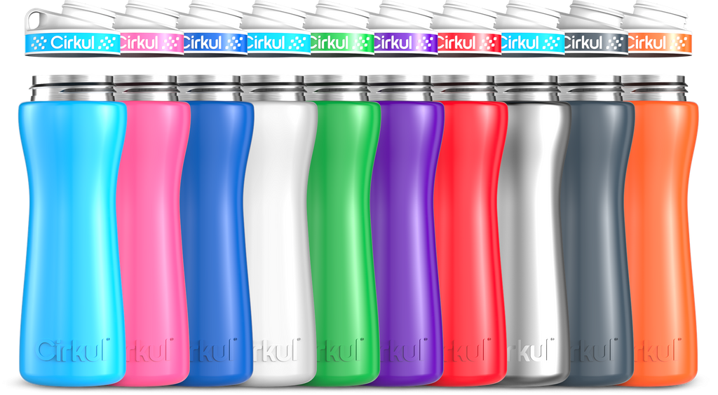 Cirkul Custom 22oz. Stainless Steel Bottle &amp; Comfort Grip Lid