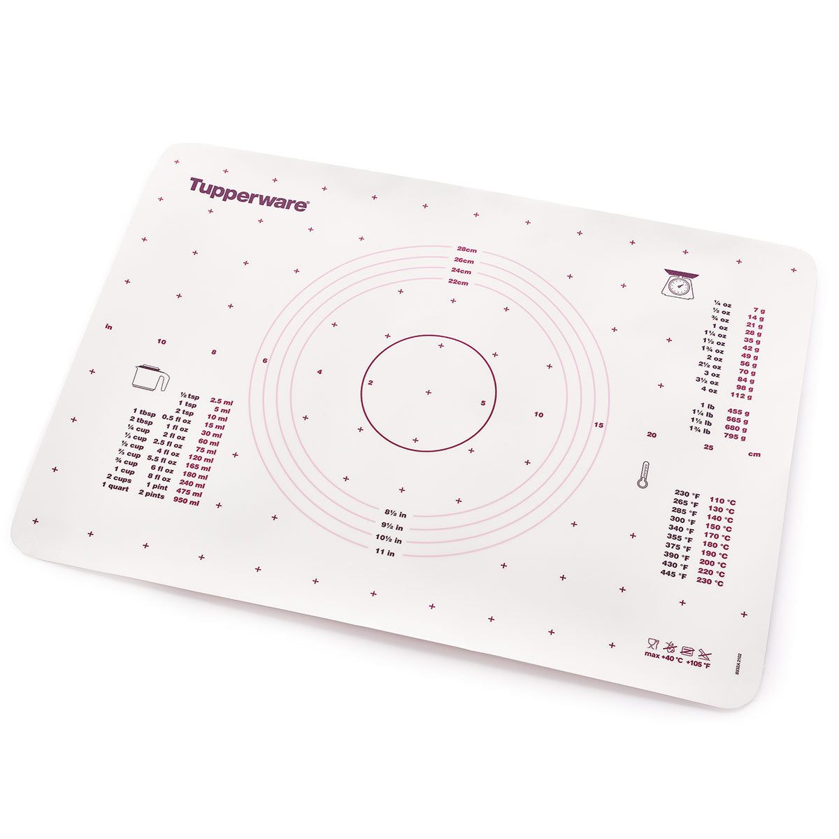 Tupper Ware Tupperware® Pastry Sheet | Non-Slip Mat With Measuring Guides