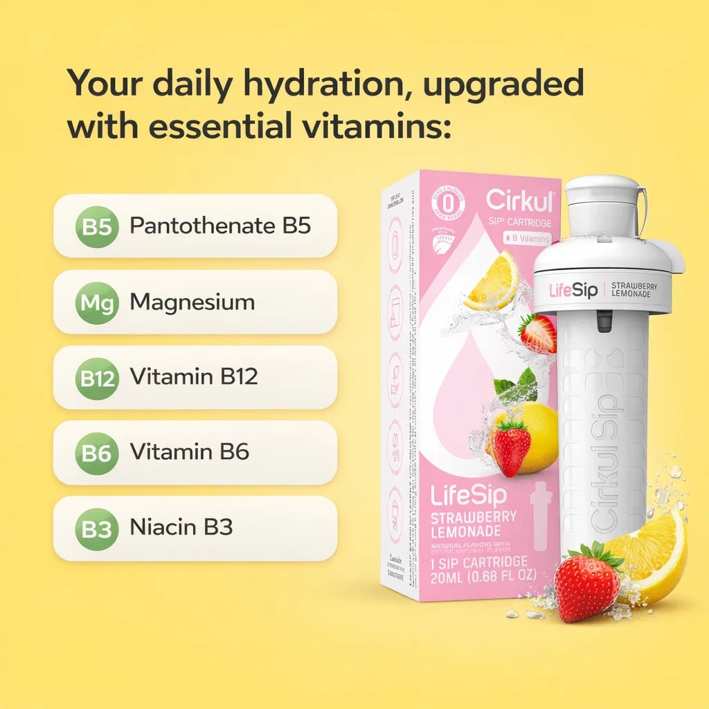 Cirkul LifeSip Strawberry Lemonade (Stevia)