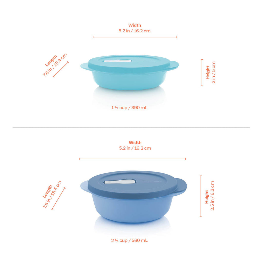Tupper Ware CrystalWave® PLUS | Round Set