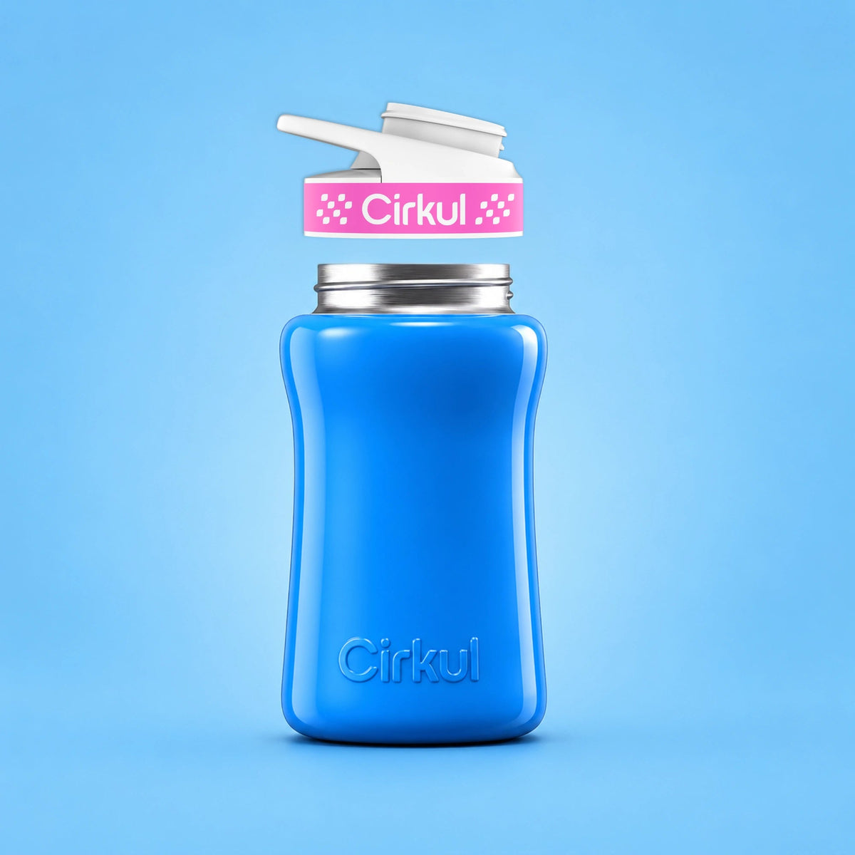 Cirkul 12oz. Stainless Steel Bottle &amp; Comfort Grip Lid