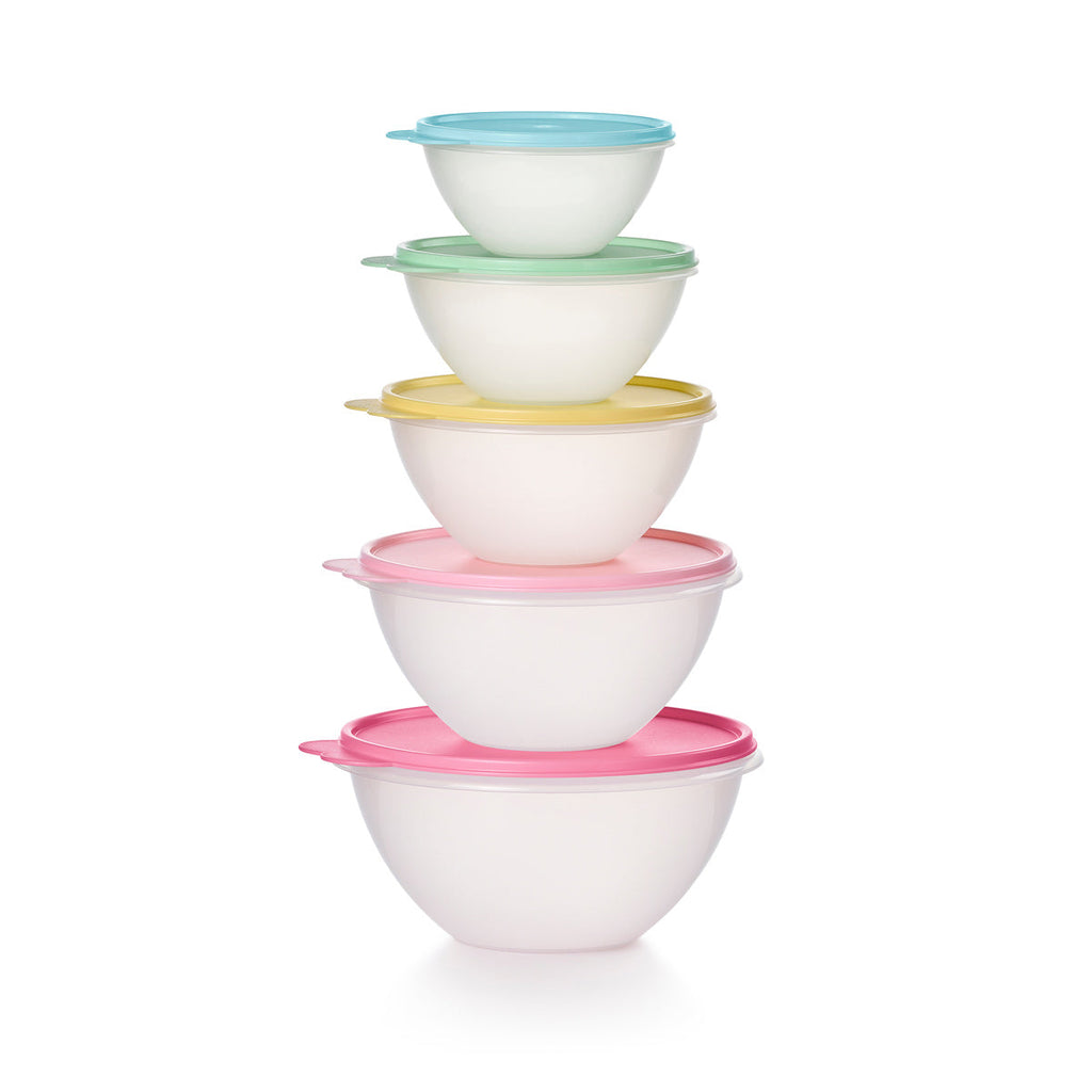 Tupper Ware Vintage Classic Wonderlier® 5 Bowl Set