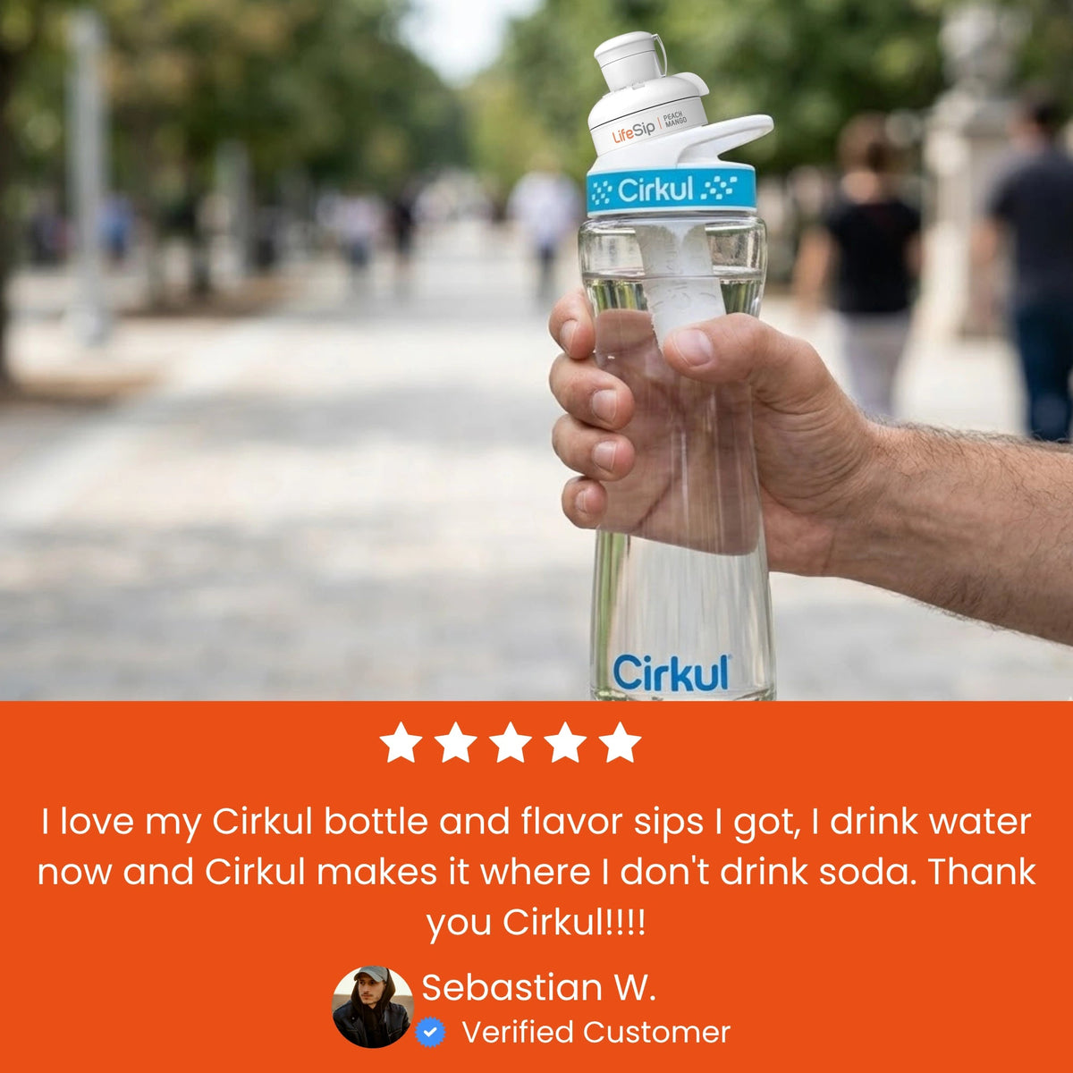 Cirkul LifeSip Peach Mango