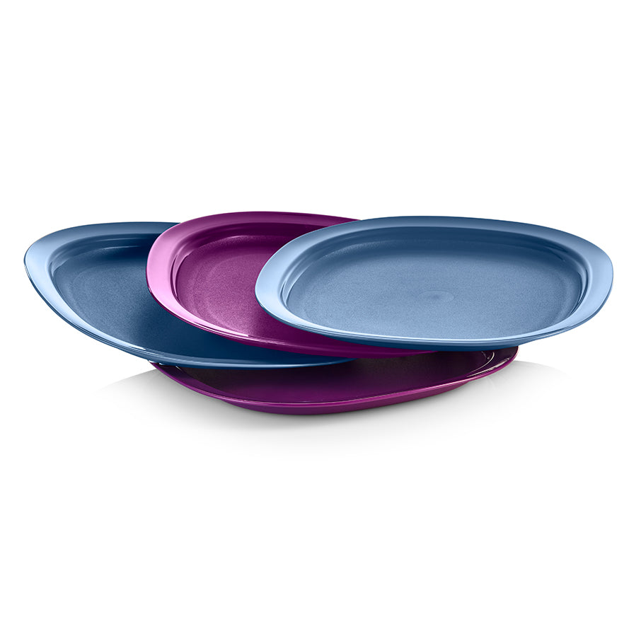 Tupper Ware Microwave Reheatable Luncheon Plates