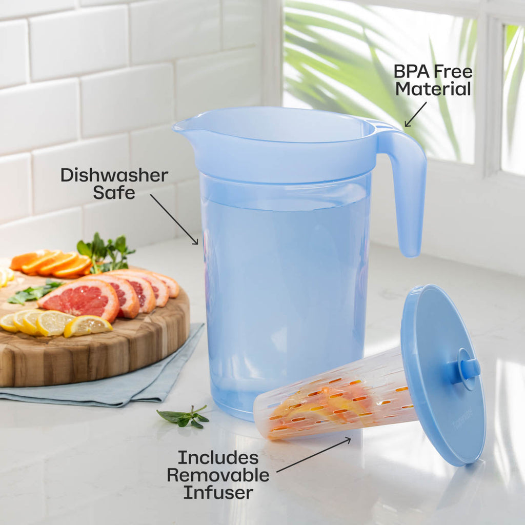 Tupper Ware Tupperware® Ilumina 1-Gallon Pitcher with Infuser | 1 Gal / 3.8 L