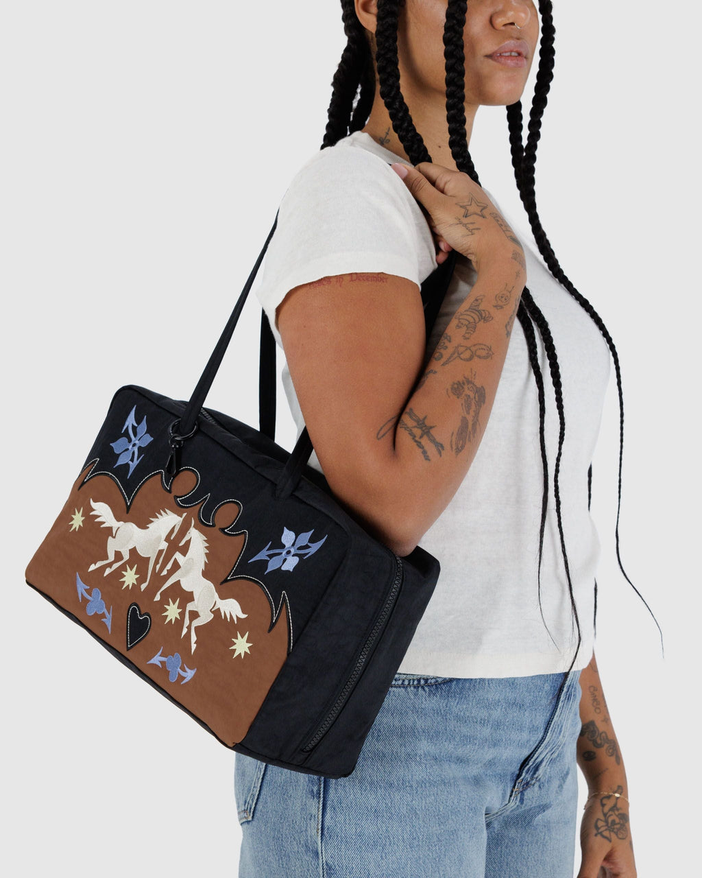 Baggu Medium Nylon Bowler Bag - Sale