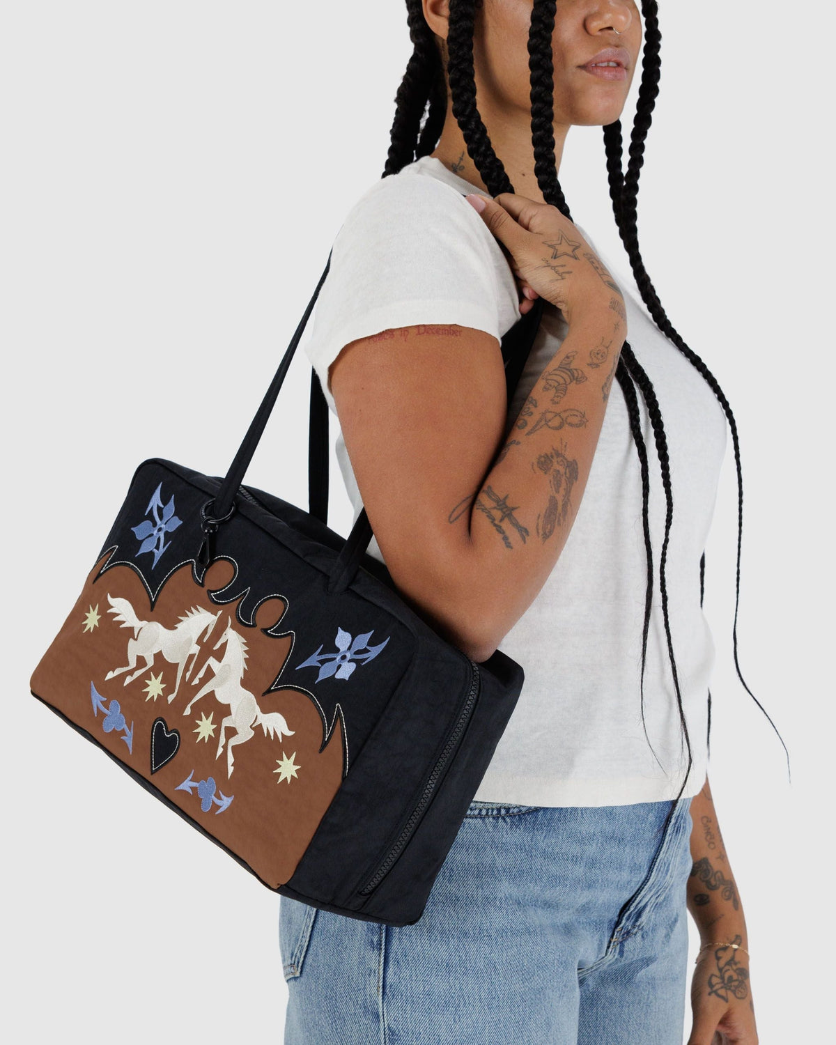 Baggu Medium Nylon Bowler Bag - Sale