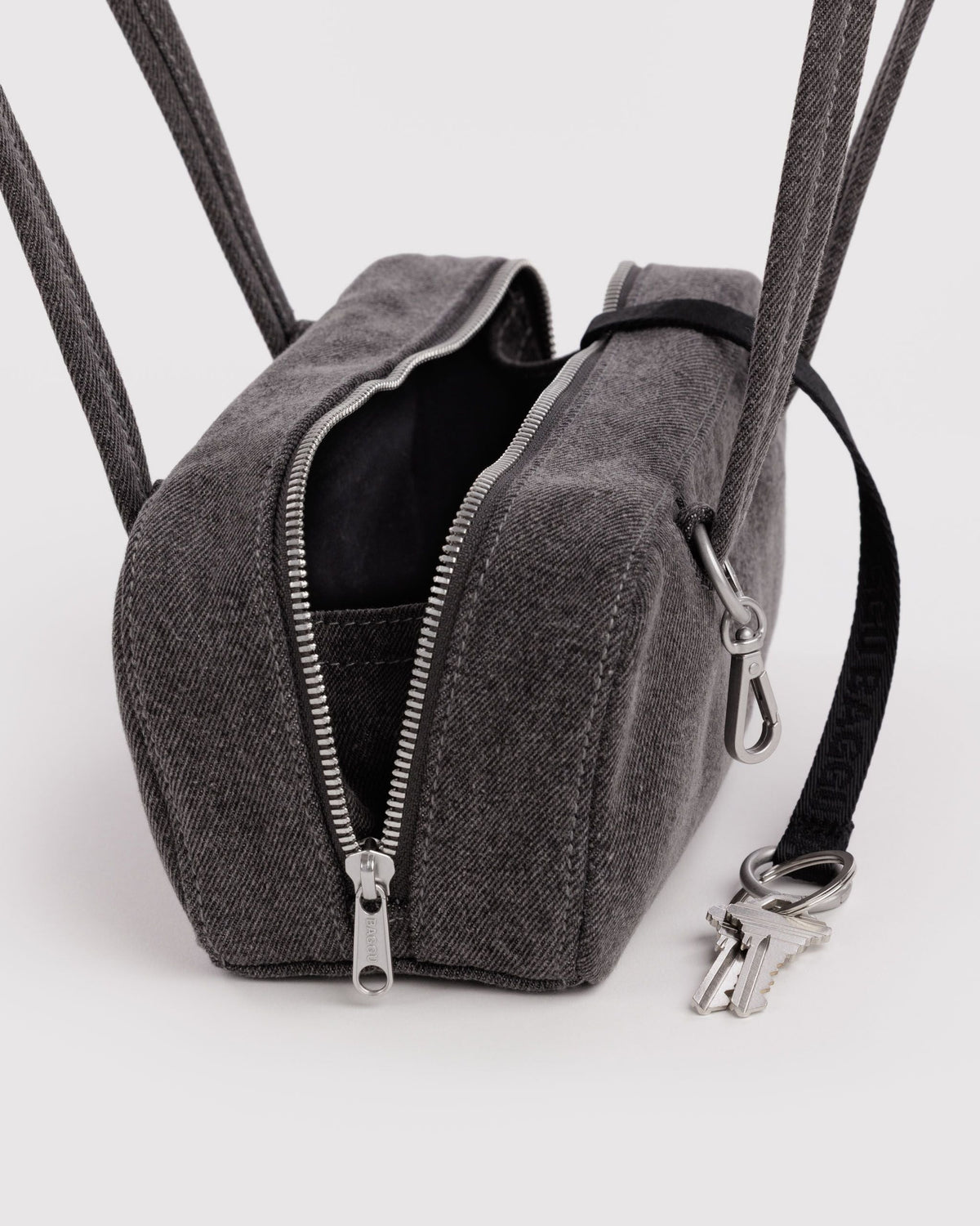 Baggu Small Denim Bowler Bag