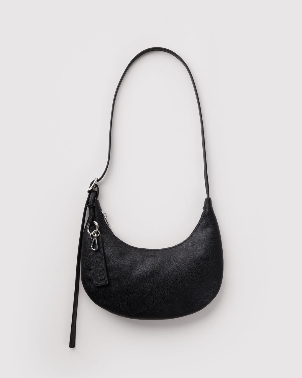 Baggu Small Recycled Leather Flat Crescent