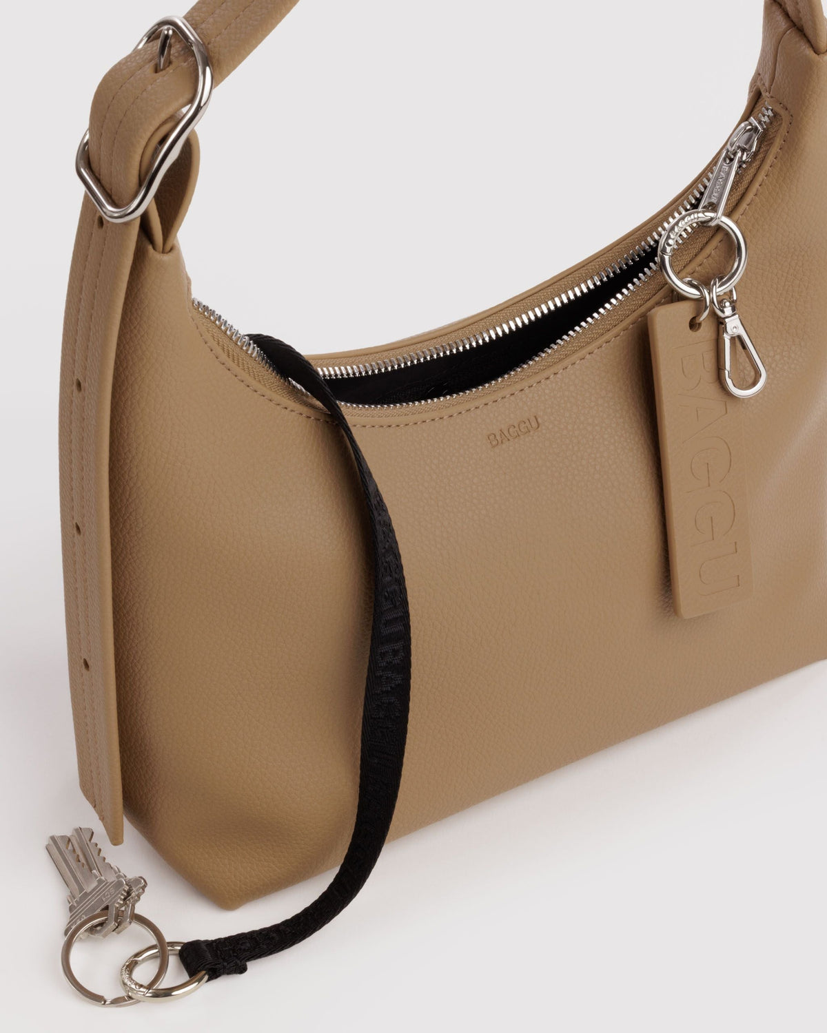 Baggu Mini Recycled Leather Shoulder Bag