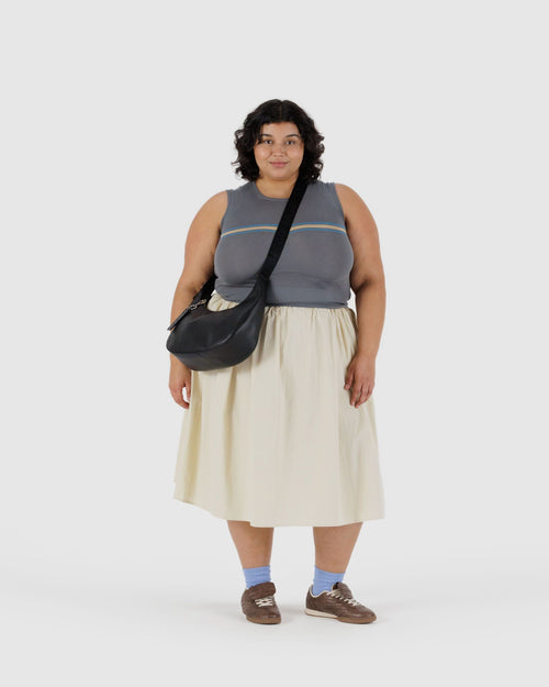 Baggu Medium Recycled Leather Crescent Bag