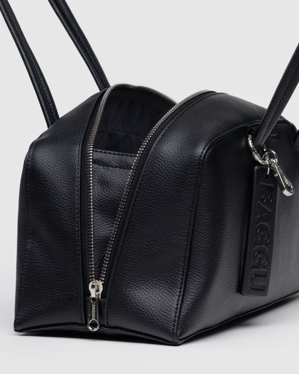 Baggu Recycled Leather Bowler Bag