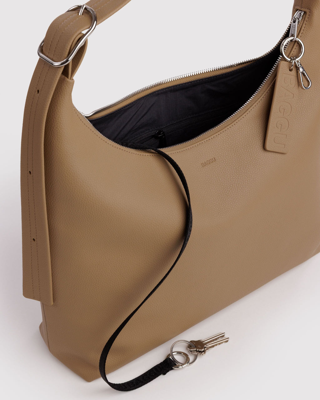 Baggu Recycled Leather Shoulder Bag