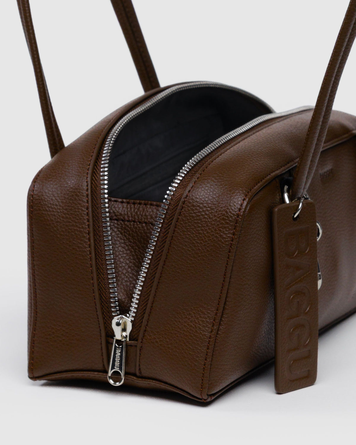 Baggu Small Recycled Leather Bowler Bag